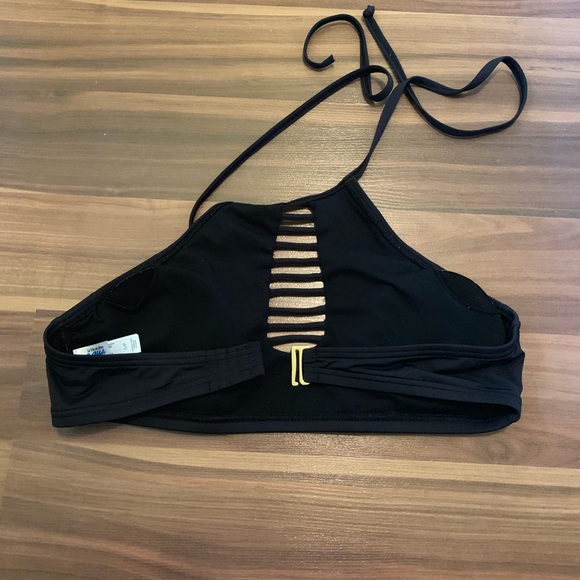 La SENZA black halter swim top - Picture 2 of 2